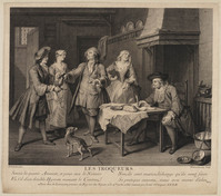 TvB G 5426
<br/>
De ruilwisselaars
<br/>
<em>Larmessin, Nicolas IV de (1684-1756)</em>